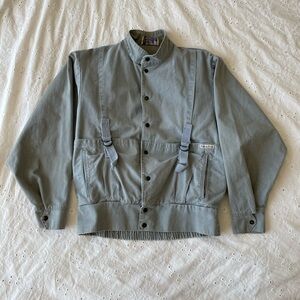Vintage cropped utility jacket